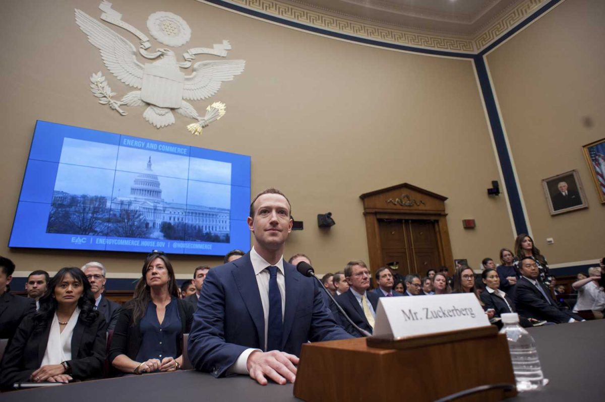 Facebook CEO Mark Zuckerberg appears before the House Energy and Commerce Committee in Washington, D.C., on Wednesday, April 11, 2018. (Erin Scott/Zuma Press/TNS)