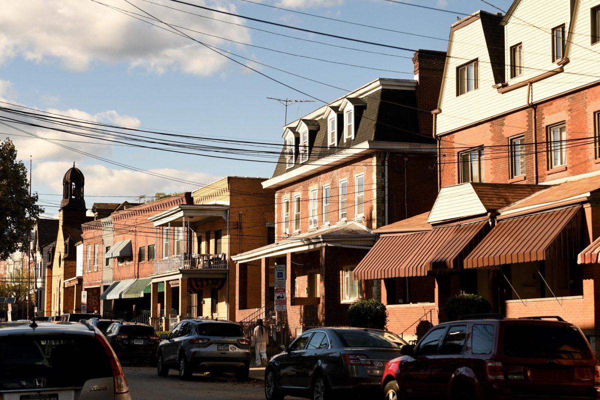 Oakland Avenue in the South Oakland neighborhood of Pittsburgh, Pennsylvania.