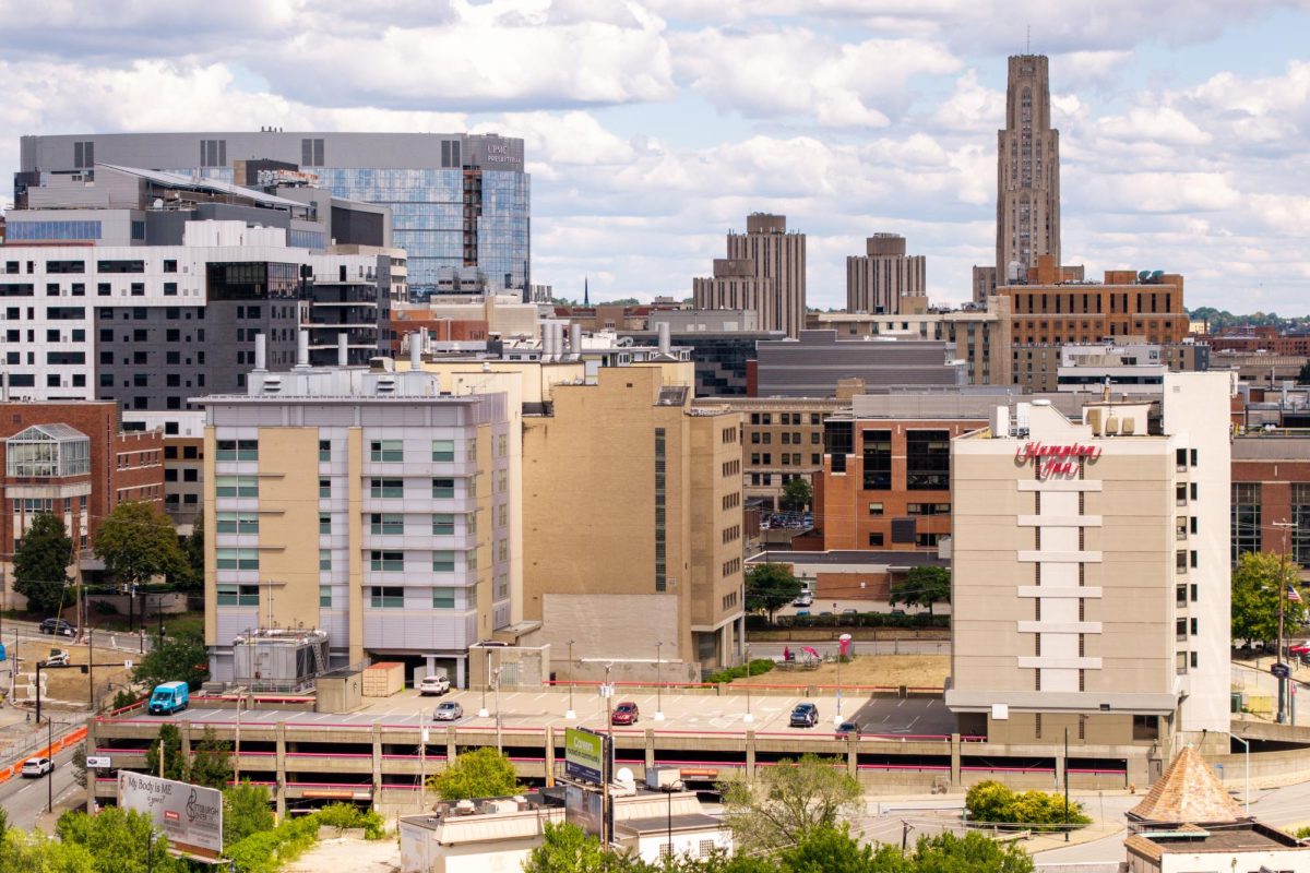 A view of the Oakland skyline.