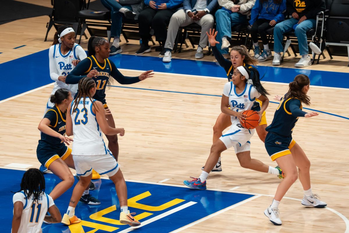 Freshman guard Theresa Hagans Jr. (1) during a game against Drexel at the Petersen Events Center on Nov. 4, 2025.

