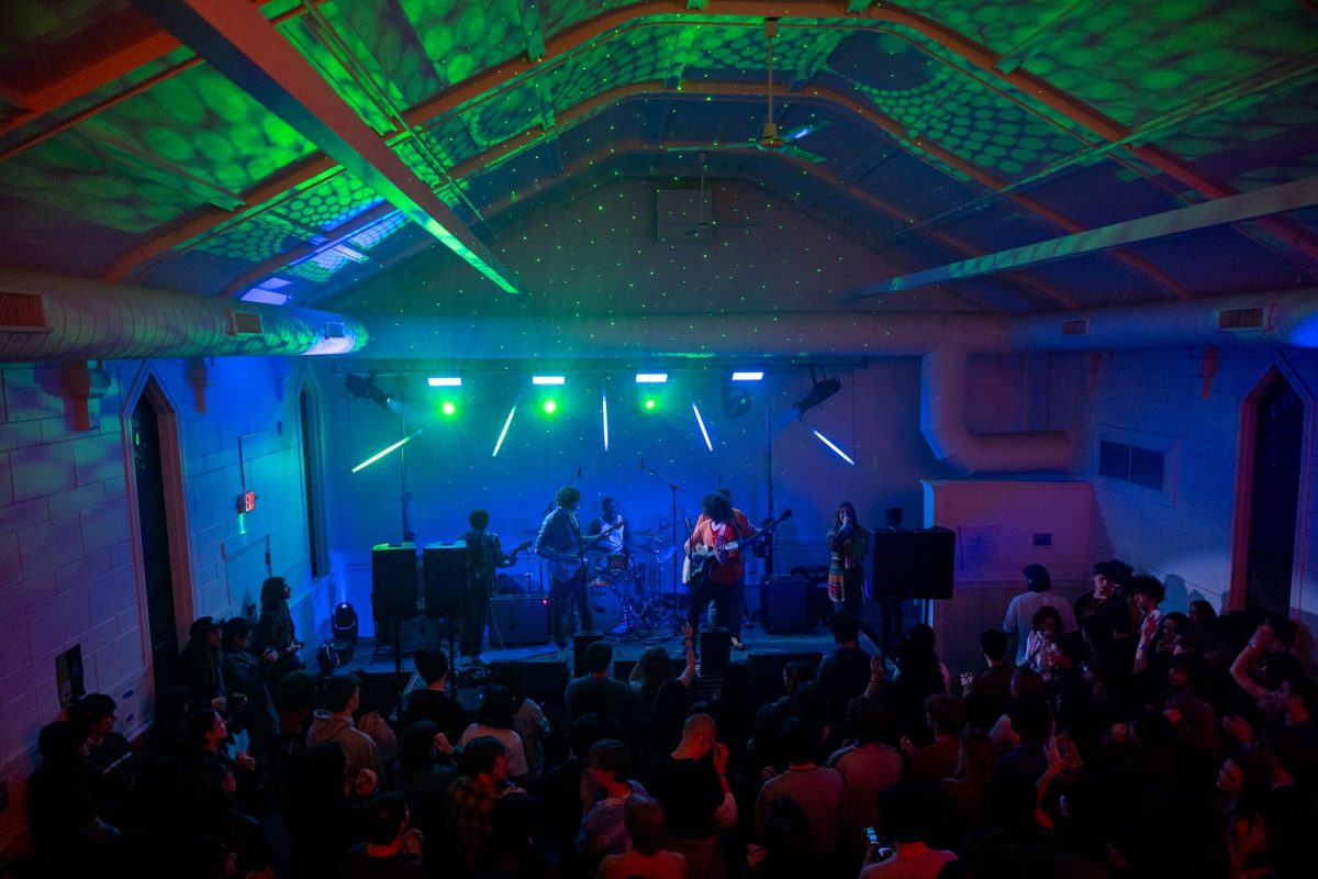 Pitter Patter and the crowd at Haven for “Live from Oakland: Genesis” on Feb. 18, 2024.