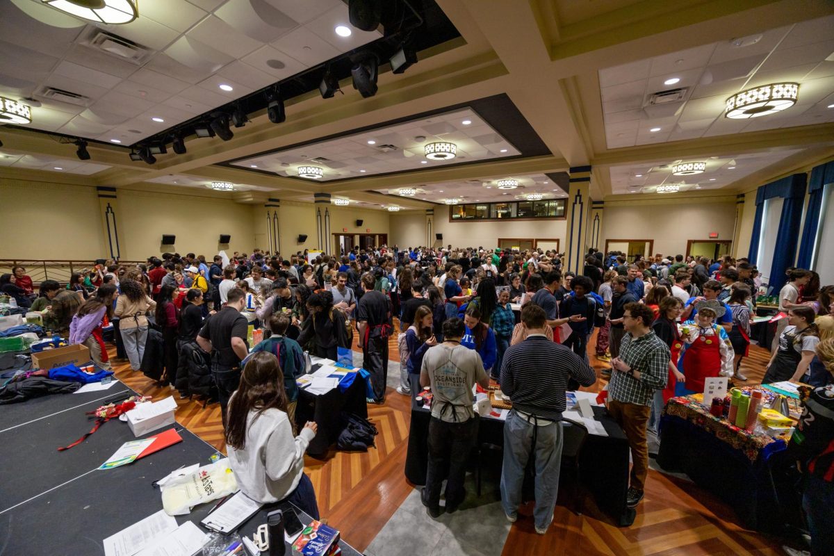 The sixth annual Language Coffeehouse in the William Pitt Union on Friday.