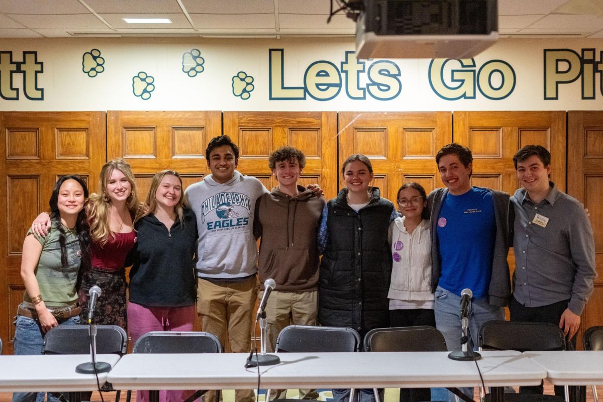 Student government board’s newest set of officers, from left to right: Audrey Wang, Kylie Baker, Ella O’Rourke, Neal Gupta, Evan Levasseur, Sofia Doval, Nina Rivera, Andrew Gambino and Patrick Ryan.