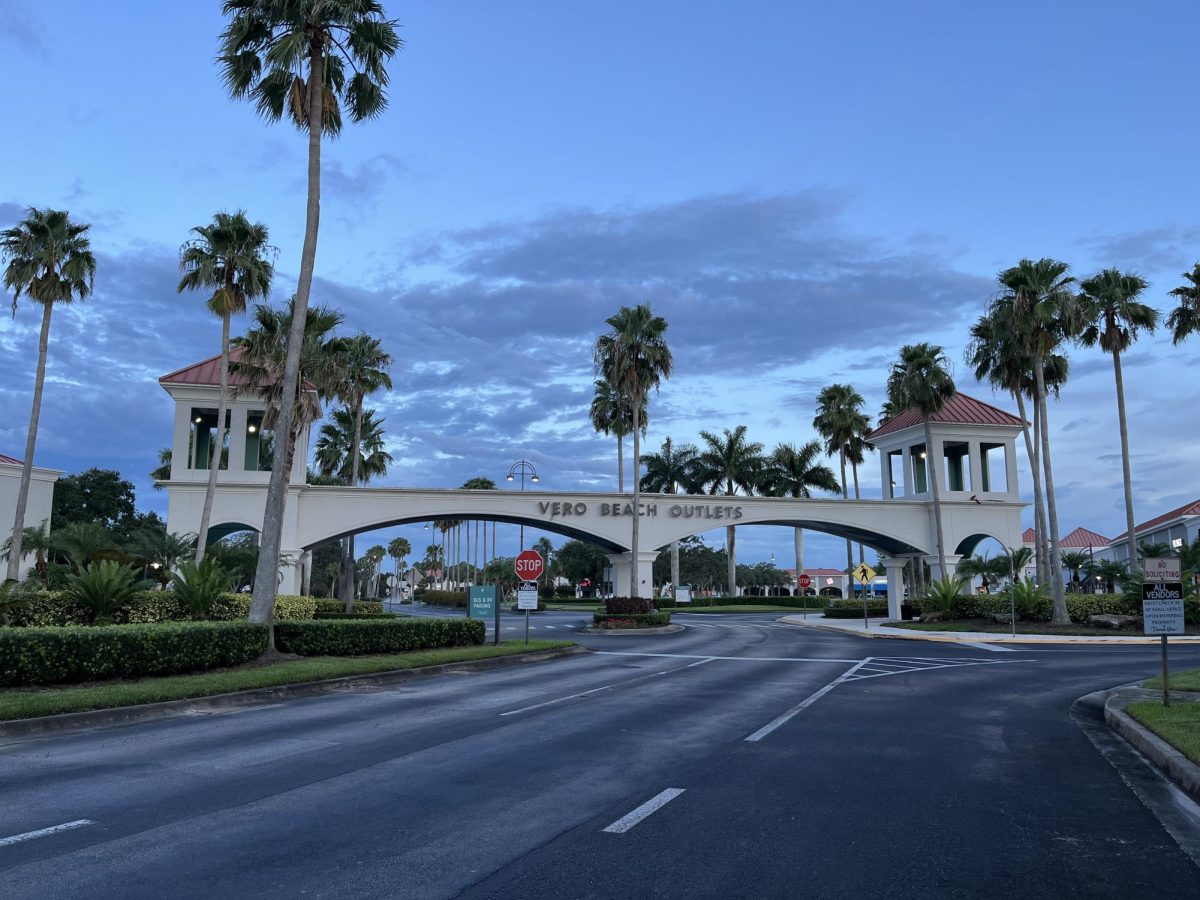 The Vero Beach Outlets located in Vero Beach, Florida. 
