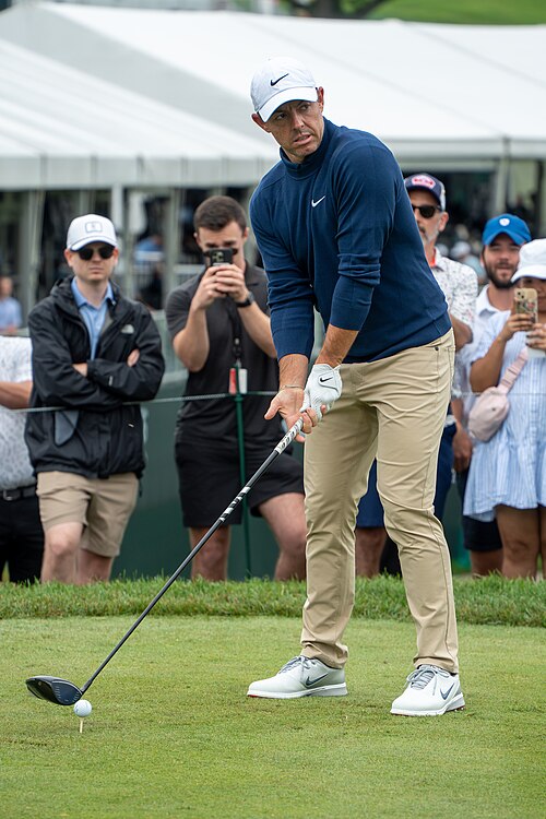 Rory McIlroy during the 2025 Travelers Championship.
